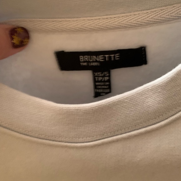 Brunette the Label JET BLACK sweatshirt - Picture 2 of 3